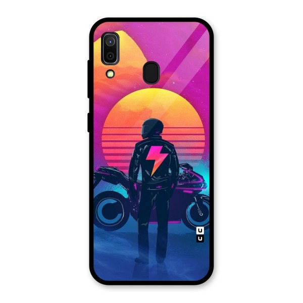 Electric Ride Glass Back Case for Galaxy A30