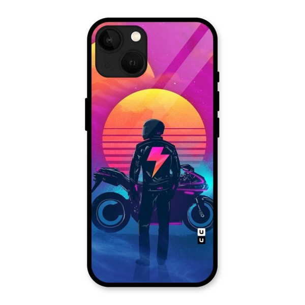 Electric Ride Glass Back Case for iPhone 13