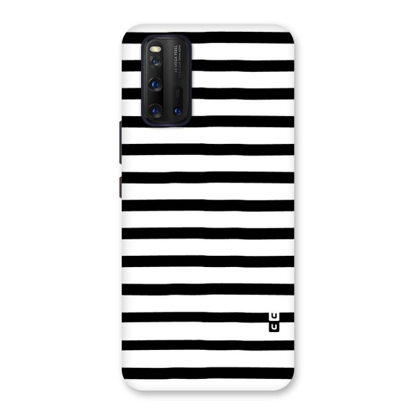 Elegant Basic Stripes Back Case for Vivo iQOO 3