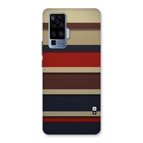 Elegant Stripes Pattern Back Case for Vivo X50 Pro