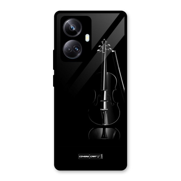 Elegant Violin Glass Back Case for Realme 10 Pro Plus