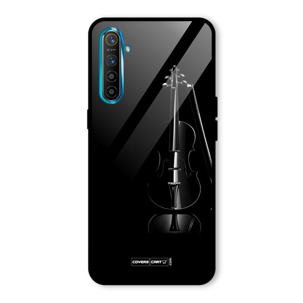 Elegant Violin Glass Back Case for Realme XT