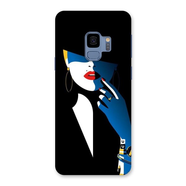 Elegant Woman Back Case for Galaxy S9