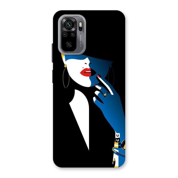 Elegant Woman Back Case for Redmi Note 10