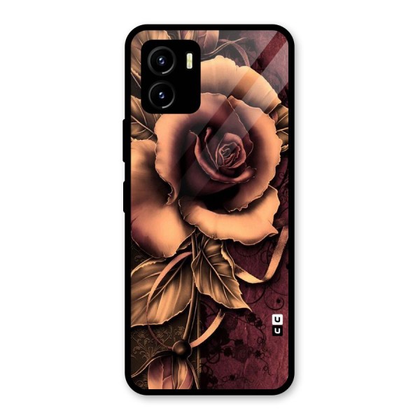 Elite Artsy Glass Back Case for Vivo Y15s