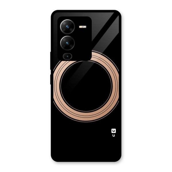 Elite Circle Glass Back Case for Vivo V25 Pro