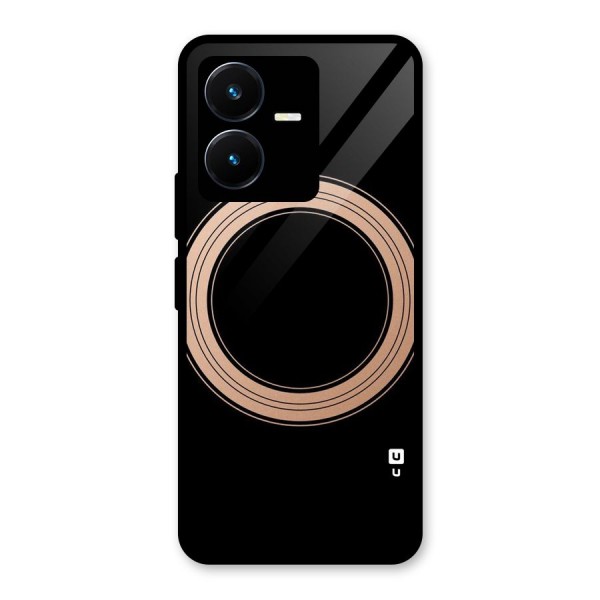 Elite Circle Glass Back Case for Vivo Y22