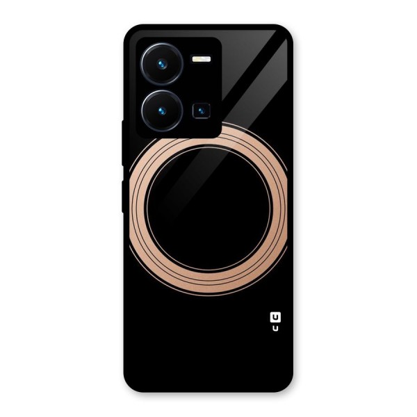 Elite Circle Glass Back Case for Vivo Y35