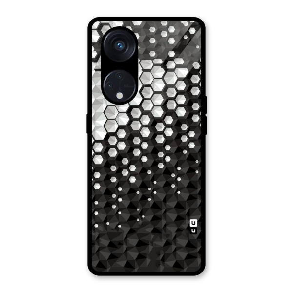 Elite Hexagonal Glass Back Case for Reno8 T 5G