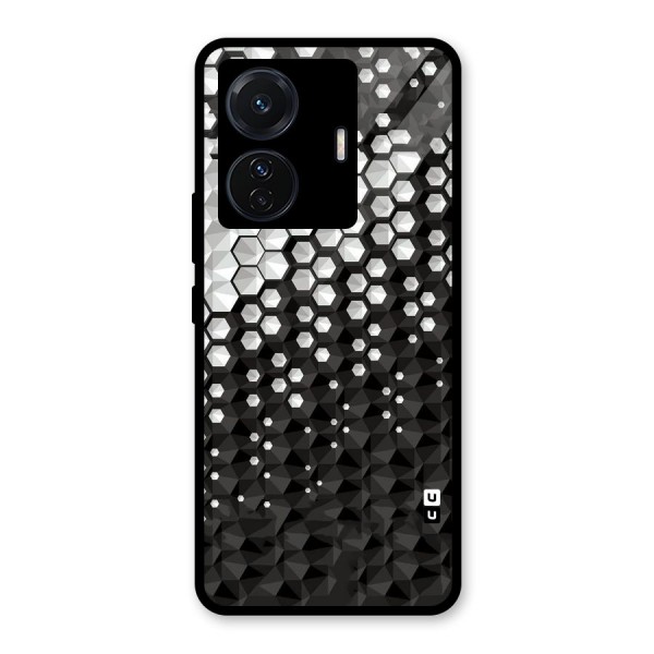 Elite Hexagonal Glass Back Case for Vivo T1 Pro