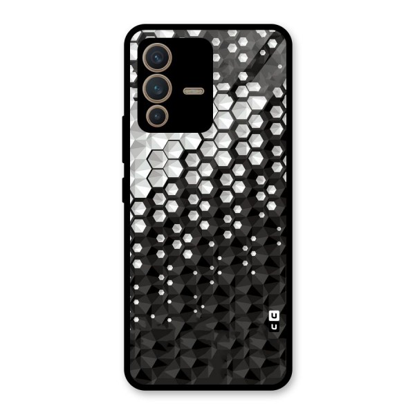 Elite Hexagonal Glass Back Case for Vivo V23 5G