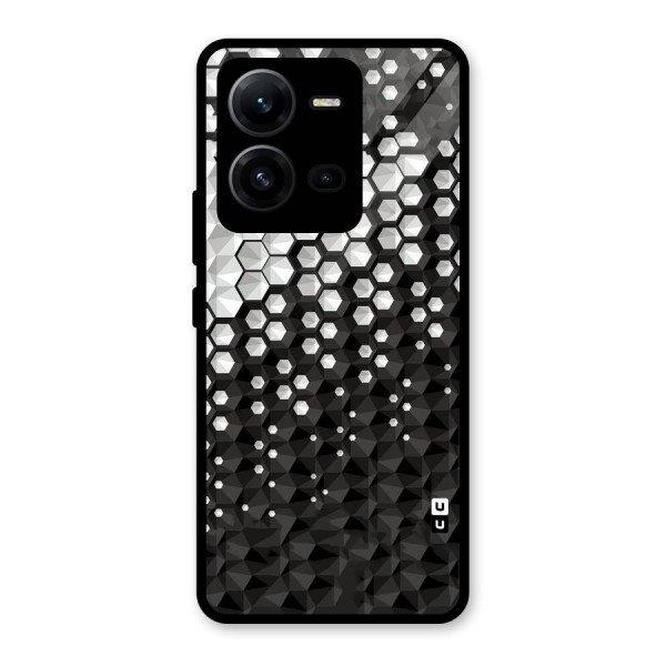 Elite Hexagonal Glass Back Case for Vivo V25