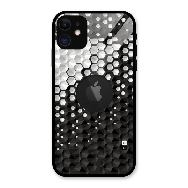 Elite Hexagonal Glass Back Case for iPhone 11 Logo Cut