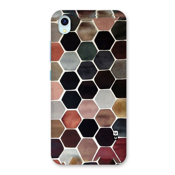 Elite Pastel Hexagons Back Case for Vivo Y1s