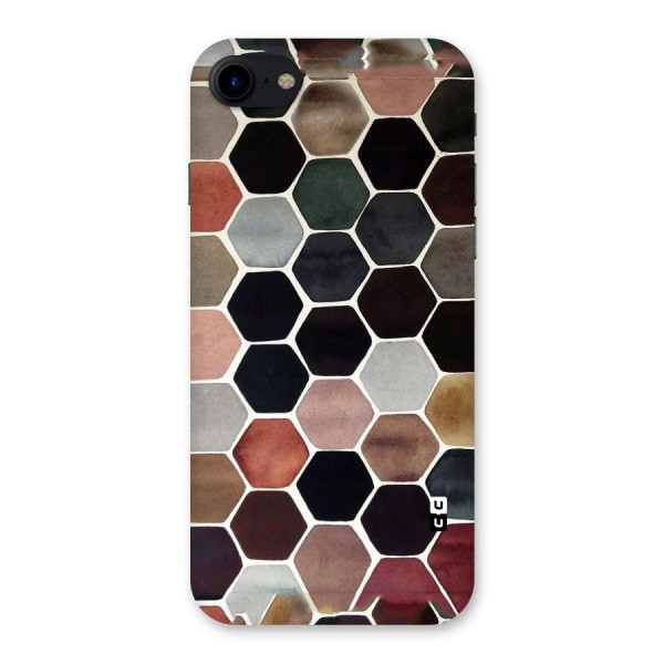 Elite Pastel Hexagons Back Case for iPhone SE 2020