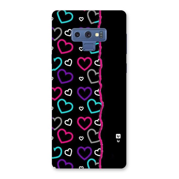 Empty Hearts Back Case for Galaxy Note 9