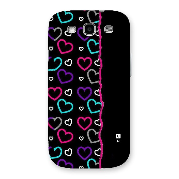 Empty Hearts Back Case for Galaxy S3 Neo