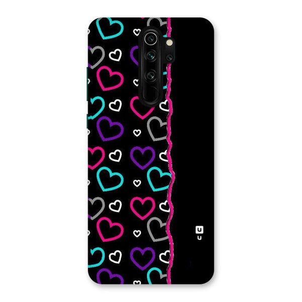 Empty Hearts Back Case for Redmi Note 8 Pro