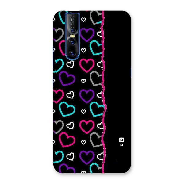 Empty Hearts Back Case for Vivo V15 Pro