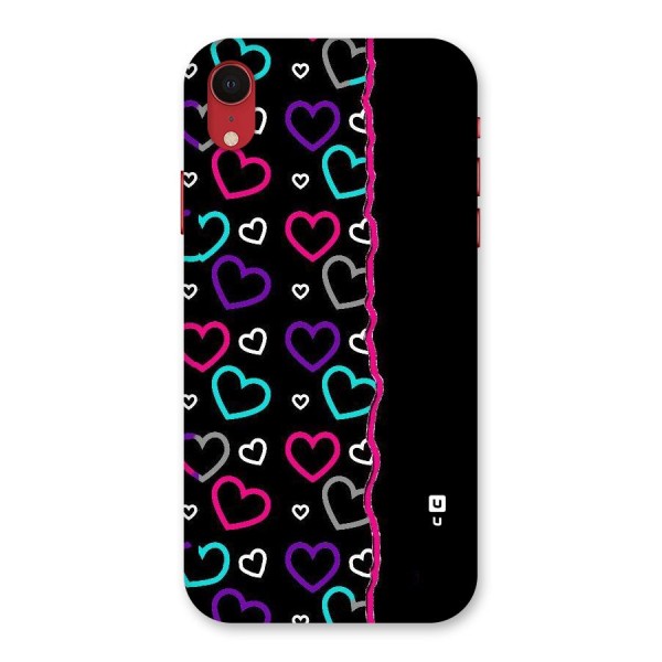 Empty Hearts Back Case for iPhone XR