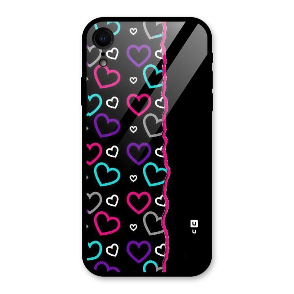 Empty Hearts Glass Back Case for XR