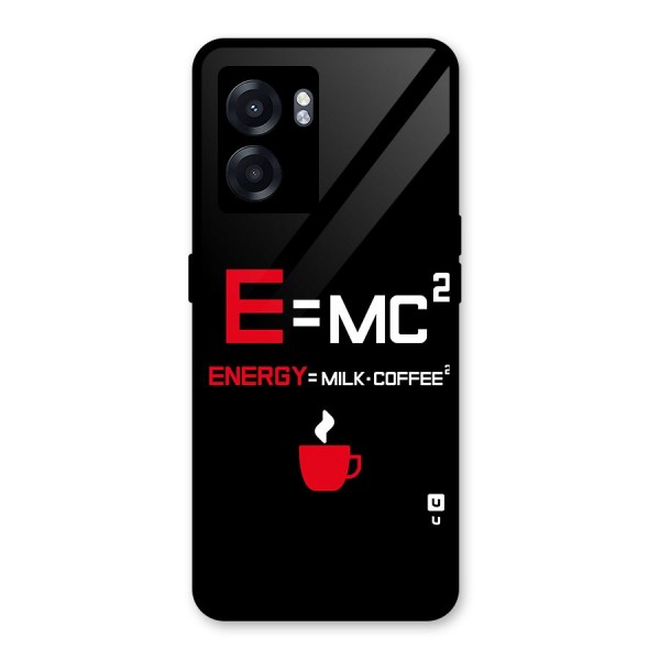 Energy Coffee Equation Glass Back Case for Oppo K10 (5G)