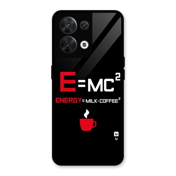 Energy Coffee Equation Glass Back Case for Oppo Reno8 5G