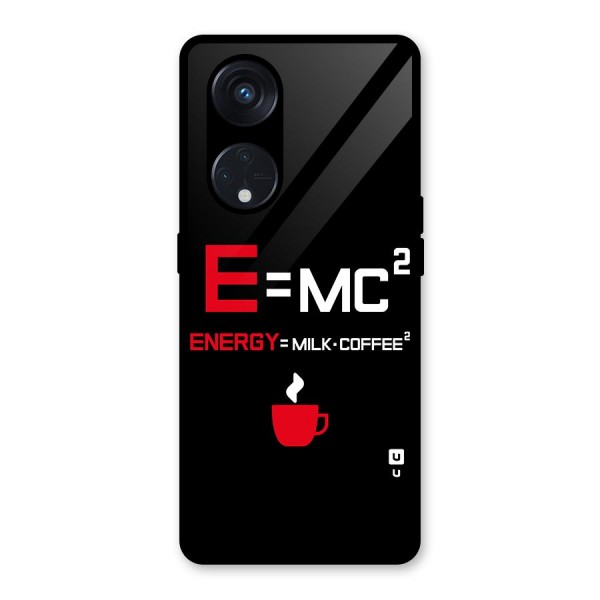 Energy Coffee Equation Glass Back Case for Reno8 T 5G