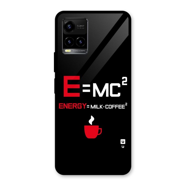 Energy Coffee Equation Glass Back Case for Vivo Y21 2021