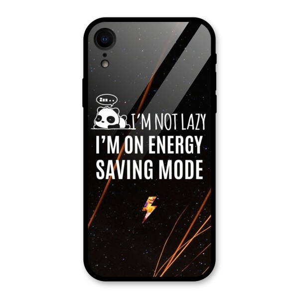 Energy Saving Mode Glass Back Case for XR