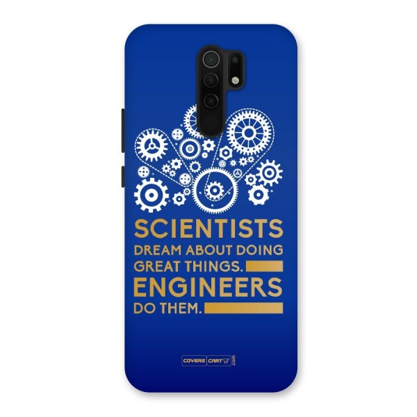 Engineer Back Case for Redmi 9 Prime