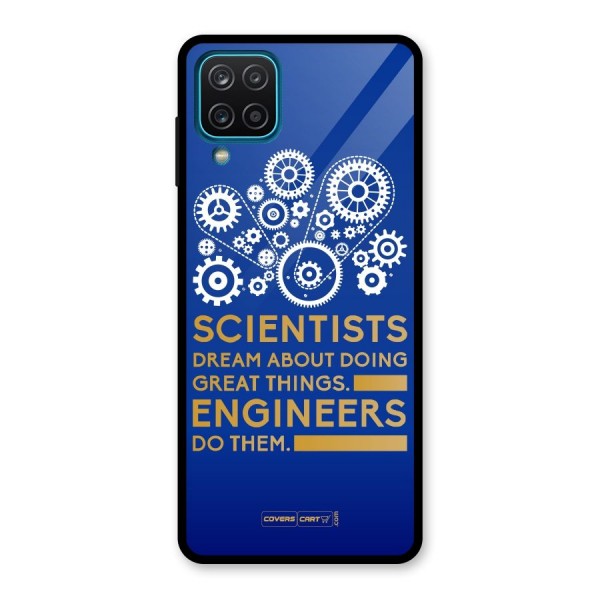 Engineer Glass Back Case for Galaxy A12