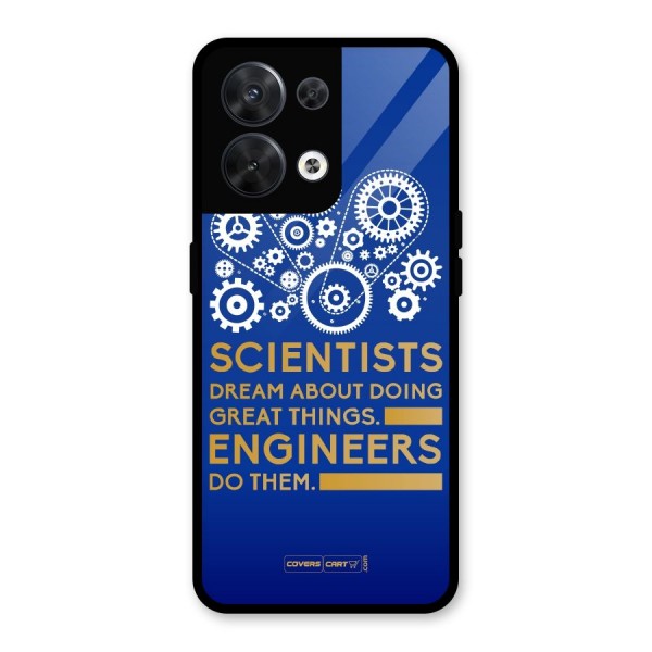 Engineer Glass Back Case for Oppo Reno8 5G