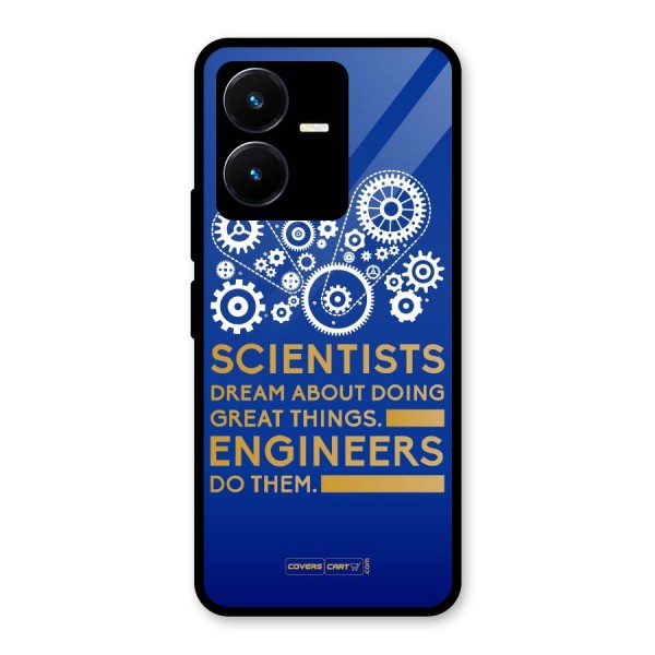 Engineer Glass Back Case for Vivo Y22