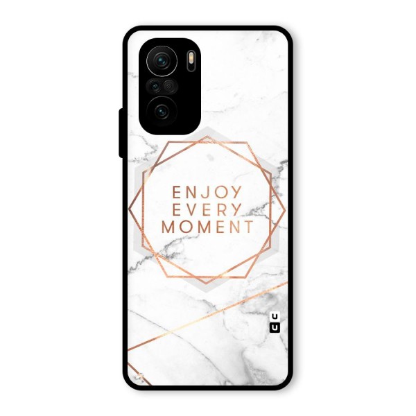 Enjoy Every Moment Glass Back Case for Mi 11x