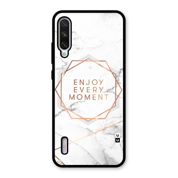 Enjoy Every Moment Glass Back Case for Mi A3