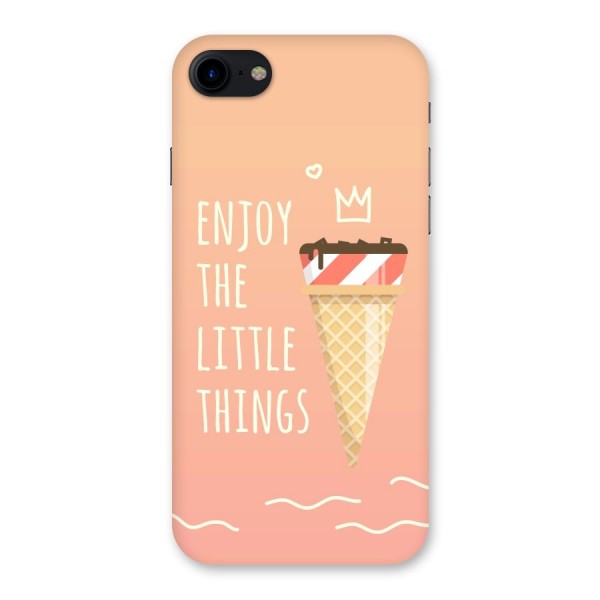 Enjoy the Little Things Back Case for iPhone SE 2020