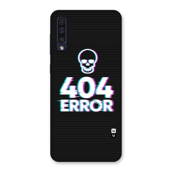 Error 404 Skull Back Case for Galaxy A50