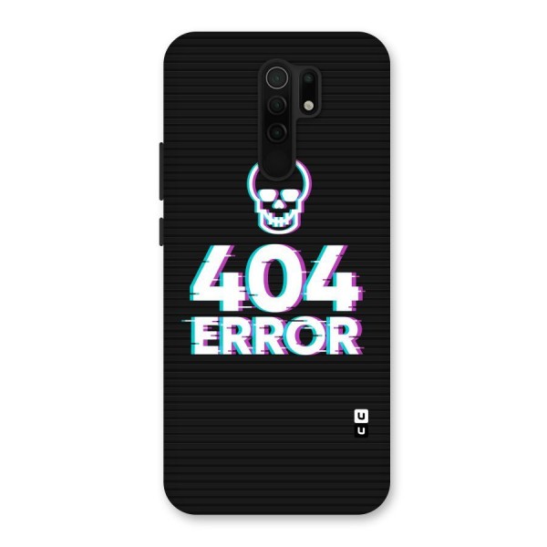 Error 404 Skull Back Case for Redmi 9 Prime