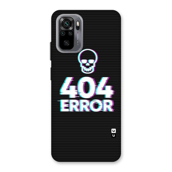 Error 404 Skull Back Case for Redmi Note 10