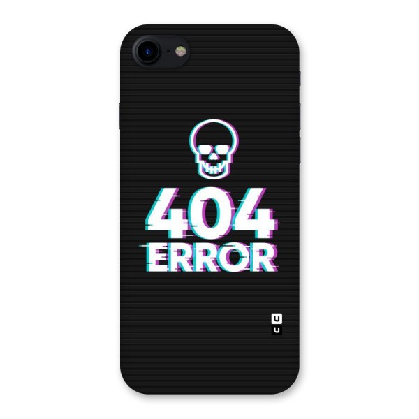 Error 404 Skull Back Case for iPhone SE 2020