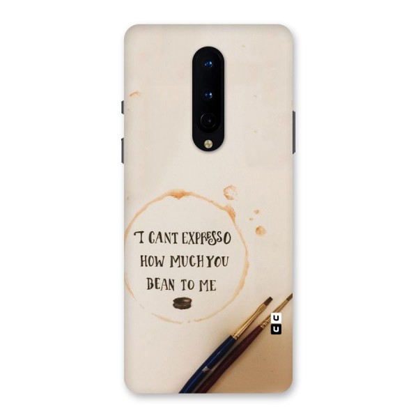 Espresso Bean Back Case for OnePlus 8