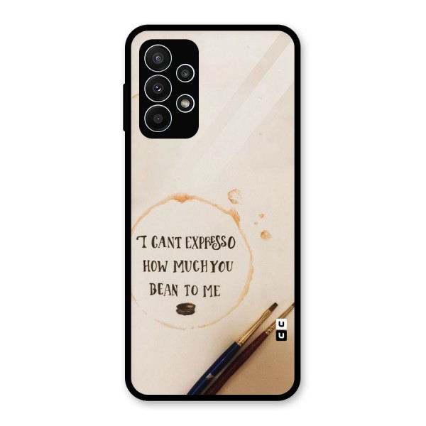 Espresso Bean Glass Back Case for Galaxy A23