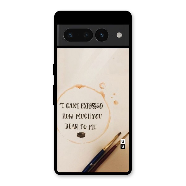 Espresso Bean Glass Back Case for Google Pixel 7 Pro