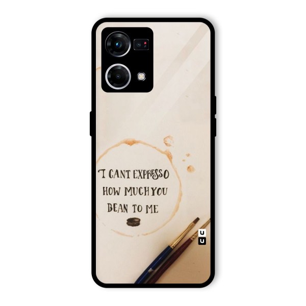 Espresso Bean Glass Back Case for Oppo F21 Pro 4G