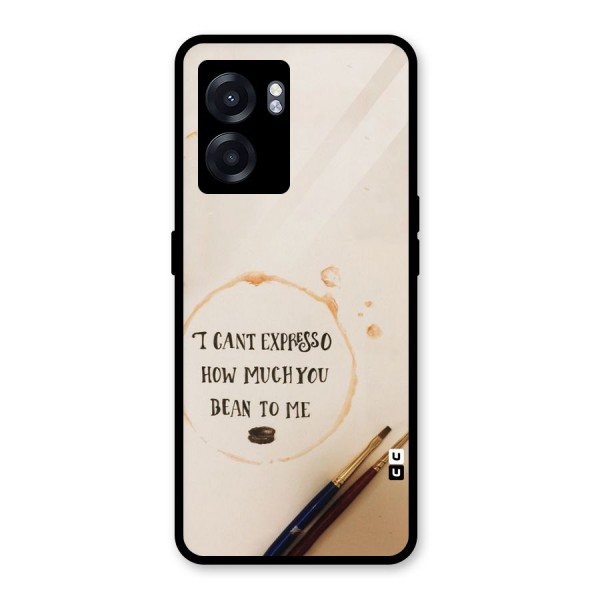 Espresso Bean Glass Back Case for Oppo K10 (5G)