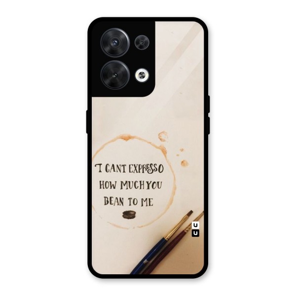 Espresso Bean Glass Back Case for Oppo Reno8 5G