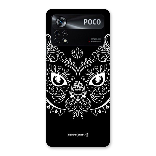 Ethnic Cat Design Back Case for Poco X4 Pro 5G