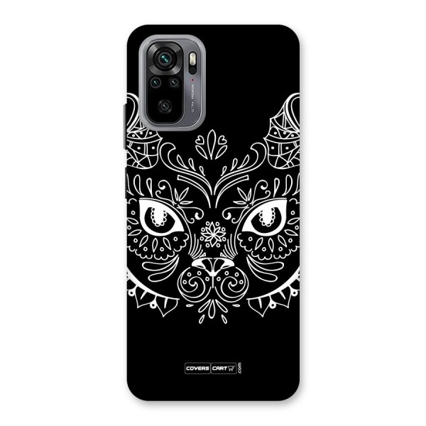 Ethnic Cat Design Back Case for Redmi Note 10