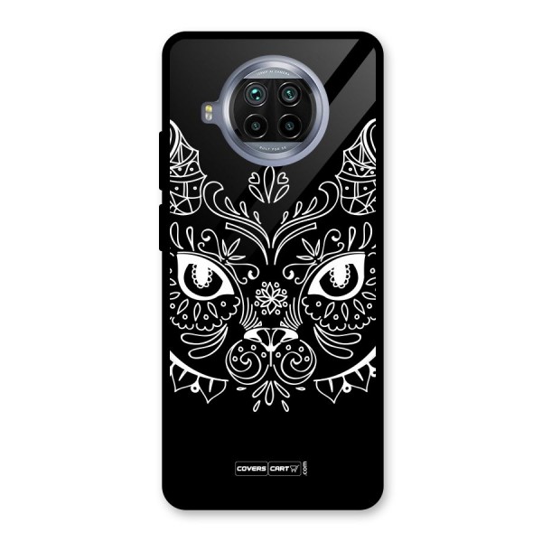 Ethnic Cat Design Glass Back Case for Mi 10i